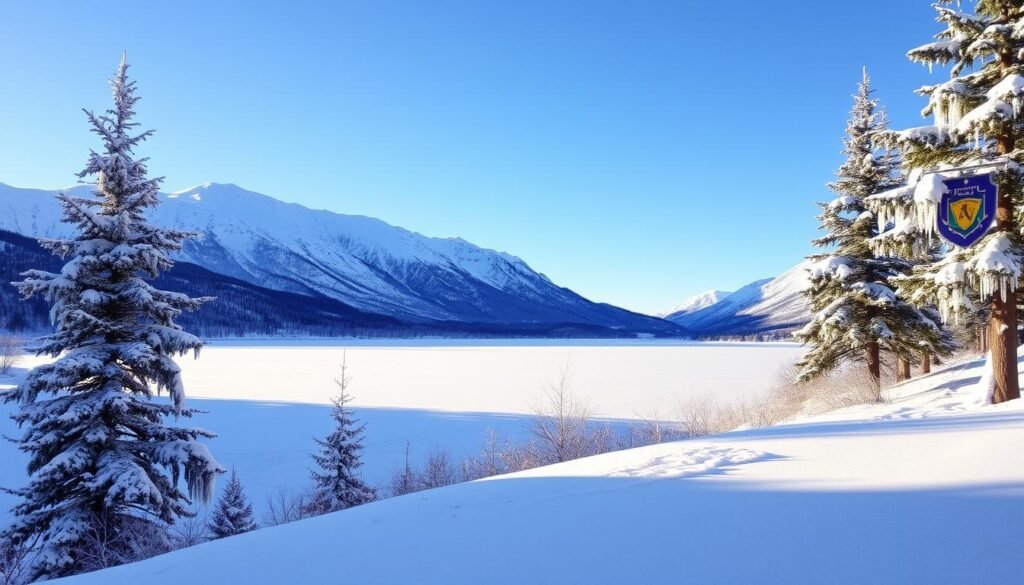 Pristine snowscape in Lake City Colorado