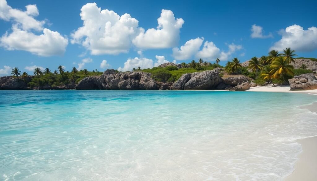 Secluded beach of Culebra