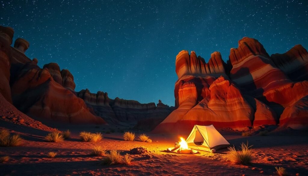 backcountry camping in Badlands National Park