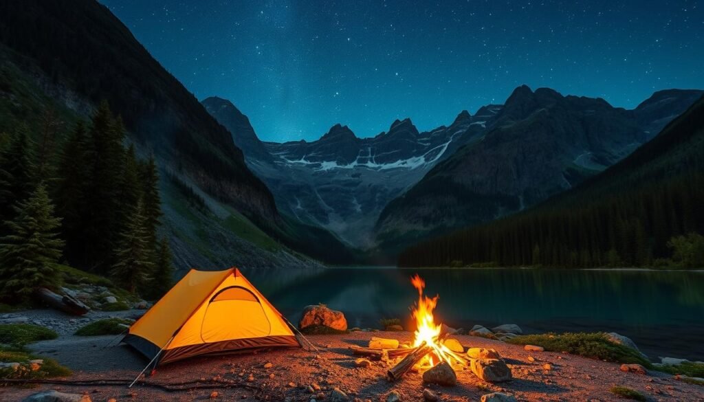 remote wilderness camping spots