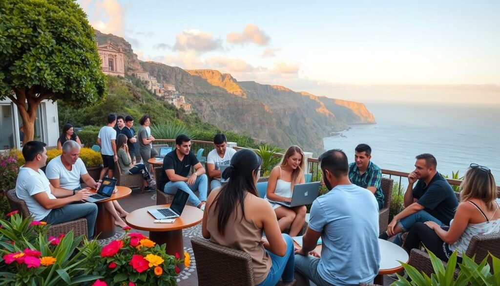 Madeira Digital Nomad Village Networking