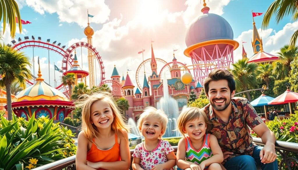 Orlando family theme park itinerary