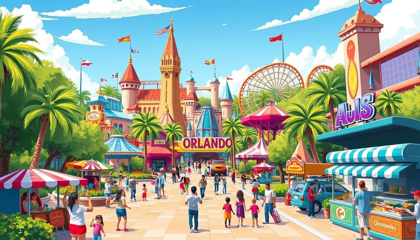 Orlando family theme park itinerary