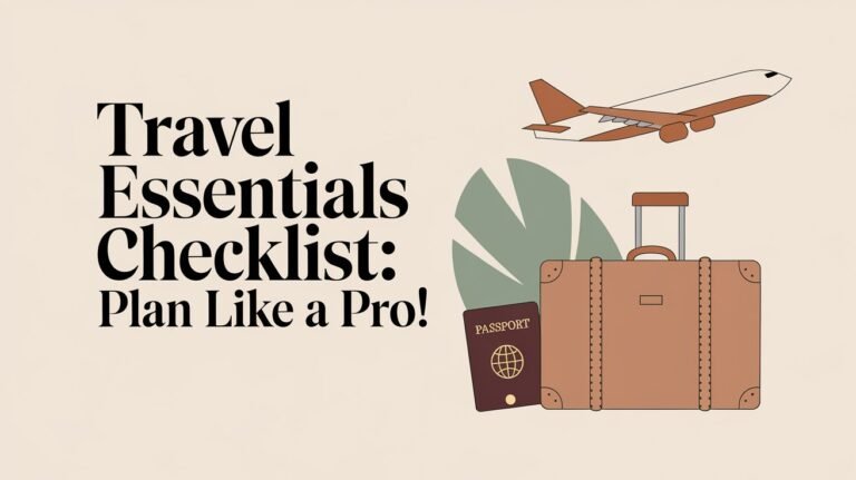 Travel Essentials Checklist App