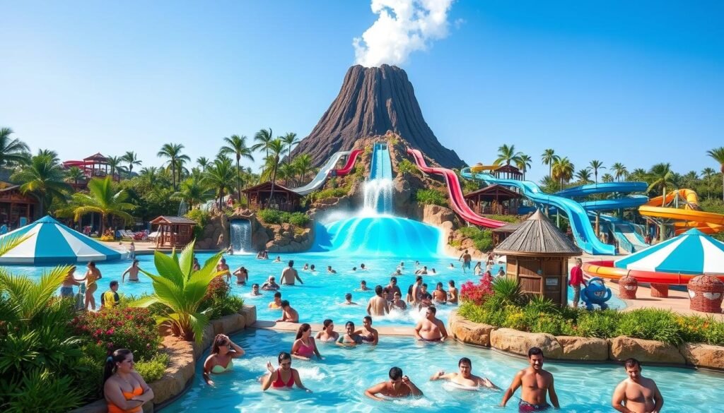 volcano bay water park